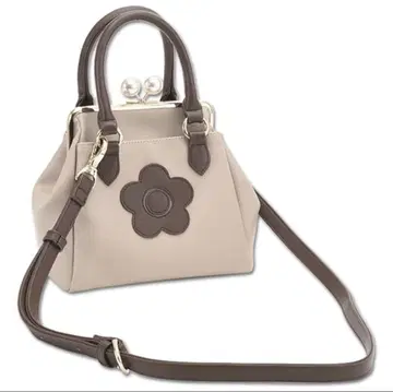 MARY QUANT 플라워 모티브 핸드백