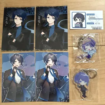 Seven's Proud 세브프라 Ama. 브로마이드 아크링 키링 명함