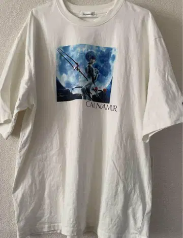CALNAMUR 에반게리온 REI TSHIRT 화이트