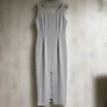 화이트 그레이 원피스 수트
