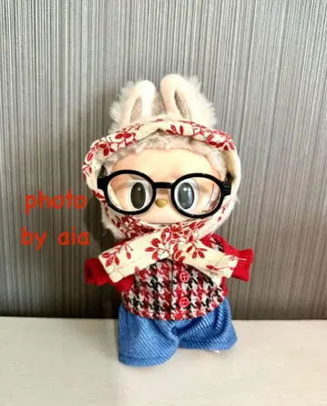 LABUBU 라부부 봉제 인형 의류 GD풍 세트