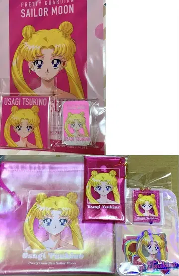 세일러문 벌스데이 토끼 코스터 키링 스티커