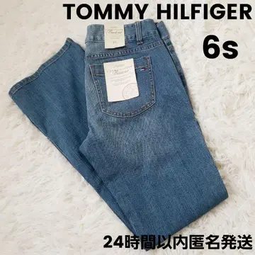 새상품 tommy hilfiger 세미 플레어 부츠 컷 데님 팬츠 6S