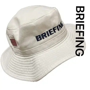 BRIEFING 브리핑 버킷 햇 화이트