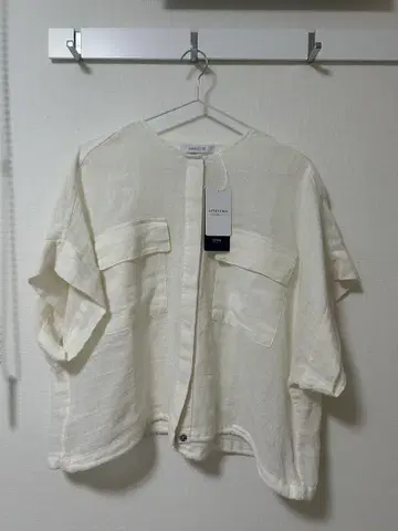 B.C STOCK 손세탁 가능 / 린넨 블렌드 메쉬 SS 돌먼 블루종