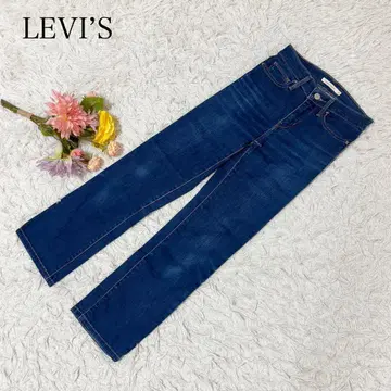 리바이스 데님 팬츠 청바지 청바지 스트레이트 스트레치