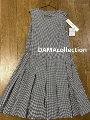 새상품 DAMAcollection 깅엄 체크 원피스 9 AR