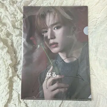 WEi Junseo 준서 친필 사인 포함 클리어 파일