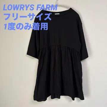 LOWRYS FARM 로리즈팜 플레어 실루엣 오분소매 티셔츠