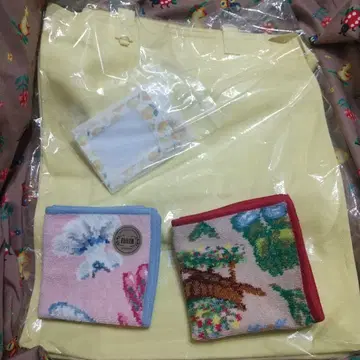 새상품 페이러 덕질 레몬 도트 백 B품 손수건