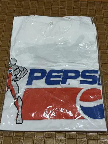 레어 새상품 90년대 펩시맨 반팔 티셔츠 / L 화이트 빈티지 PEPSI