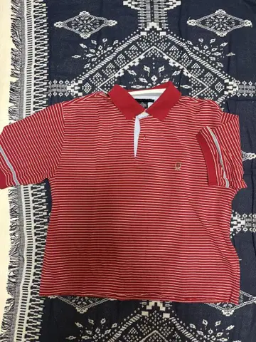 TOMMY 피케 셔츠  짧은 기장  해외 보이