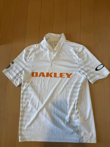 OAKLEY 골프 셔츠 화이트 M 사이즈