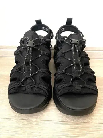 푸마 시리아 웨지 샌들 23cm 블랙