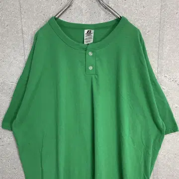 러셀 애슬레틱 헨리넥 빅 사이즈 티셔츠 2XL