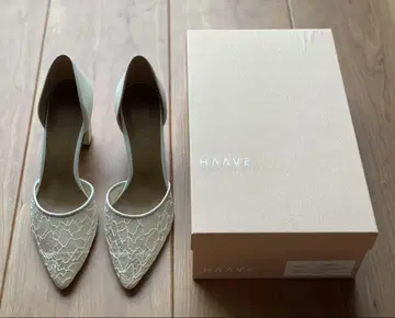 HAAVE 레이스 오픈 사이드 펌프스 22.5cm