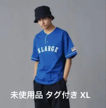 XLARGE 베이스볼 티셔츠 XL 블루