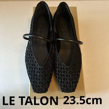 LE TALON 르 탈론 스퀘어 크로셰 스트랩 플랫