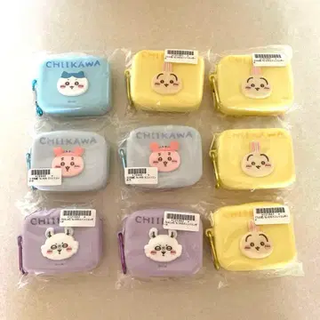 치이카와 (먼작귀) 미니 실리콘 파우치 묶음 판매