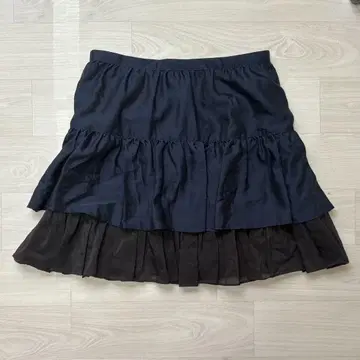 유나이티드 애로우즈 투톤 티어드 프릴 미니