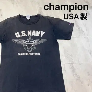 USA제 챔피온 T1011 US NAVY 염색 밀리터리 해군