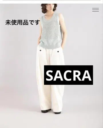 SACRA 슬리브리스 니트
