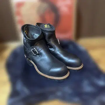 치페와 엔지니어 부츠 숏부츠
