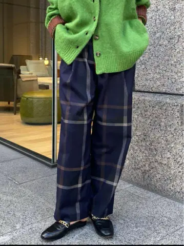 doudou 두두 빅 체크 팬츠