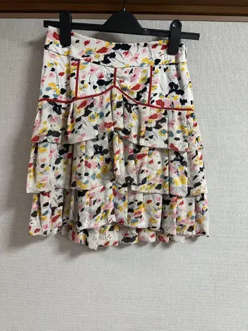 DVF 프릴 티어드 스커트