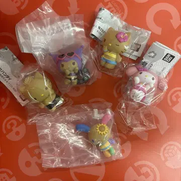 산리오 캐릭터즈 모두 함께 바캉스 피규어 전 5종