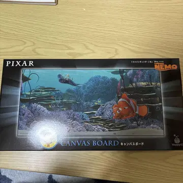 PIXAR 파인딩 니모 캔버스 보드 happy 복권