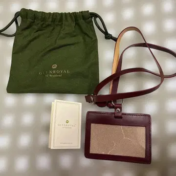 GLENROYAL 카드 케이스 ID 케이스 패스 케이스 소가죽 비즈니스