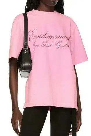 Jean Paul Gaultier 핑크 Evidemment 티셔츠 M