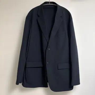 유니클로 감동 자켓 코튼 라이크 네이비 3XL