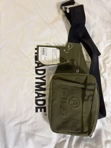 READYMADE 바디 파우치 올리브
