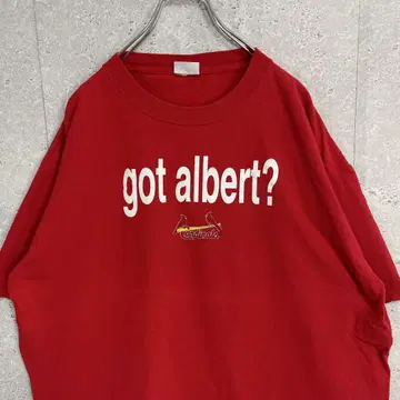 CSA MLB 카디널스 got albert? 팀 로고 티셔츠 XL 정도