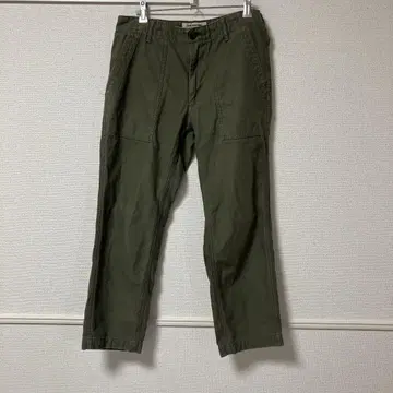 FOB 카고 팬츠 올리브 색상 사이즈 2