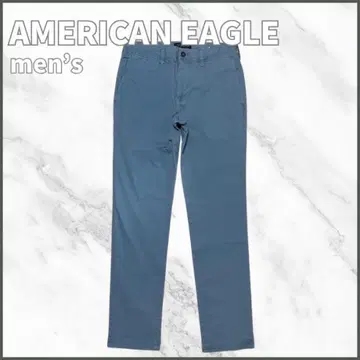 AMERICAN EAGLE 팬츠 슬림 파랑 면 빈티지