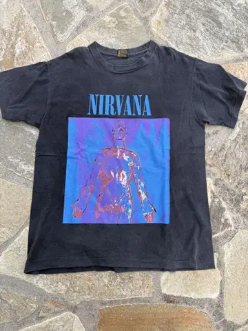 NIRVANA 그래픽 티셔츠 블랙