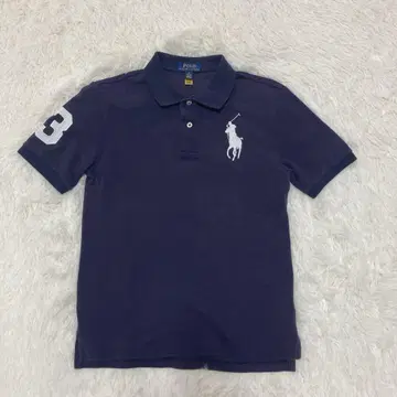 랄프 로렌 빅 포니 반팔 네이비 피케 셔츠 M 10-12 150