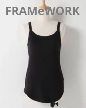 FRAMeWORK 백 크로스 탱크탑 패드 포함 프리 사이즈 블랙
