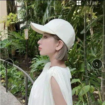 가격 인하 없음 차광 캡 시짱 아이보리