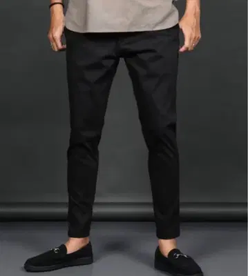 DUFFER 원더 쉐이프 테이퍼드 스키니 팬츠 블랙 M