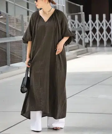 WALANCE/와란스 별주 COTTON GAUZE DRESS 원피스