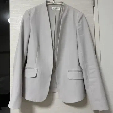 PLST 노카라 자켓 M 사이즈 라이트 그레이