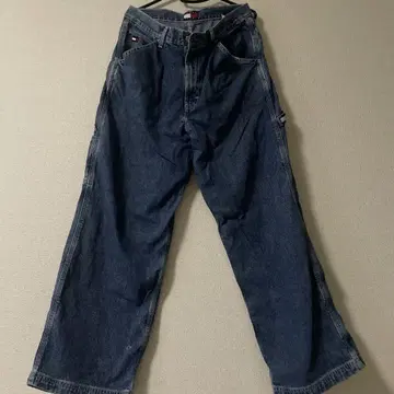 TOMMY JEANS 다크 블루 카고 팬츠