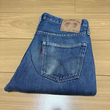 풀카운트 & CO. 스트레이트 데님 1108 종이 패치