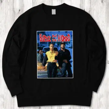 BoysNtheHood title 랩 티 블랙 맨투맨 XL