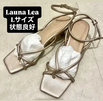 Launalea 골드 스트랩 샌들