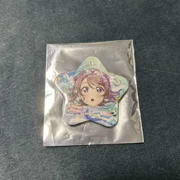 별 모양 캔뱃지 캐릭터 팝 페스티벌 러브 라이브 선샤인 Aqours